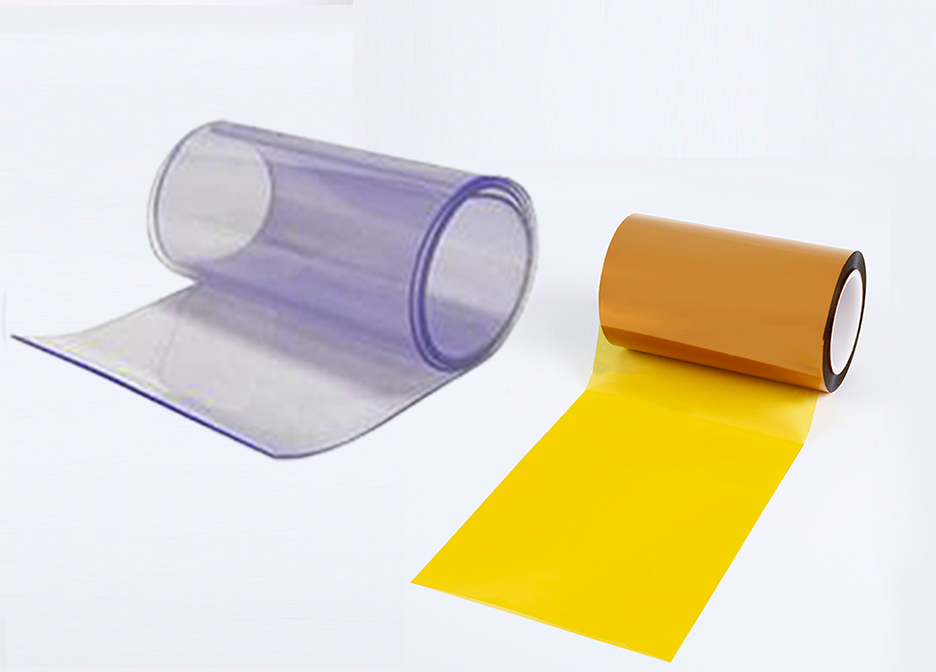 PVC Flexible Sheet Clear & Yellow